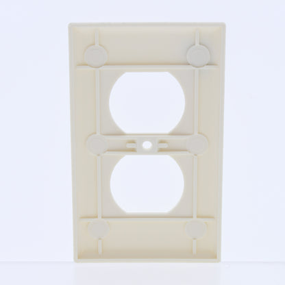 Cooper 2132A Almond 1-Gang Duplex Outlet Receptacle Thermoset Wallplates 10pcs