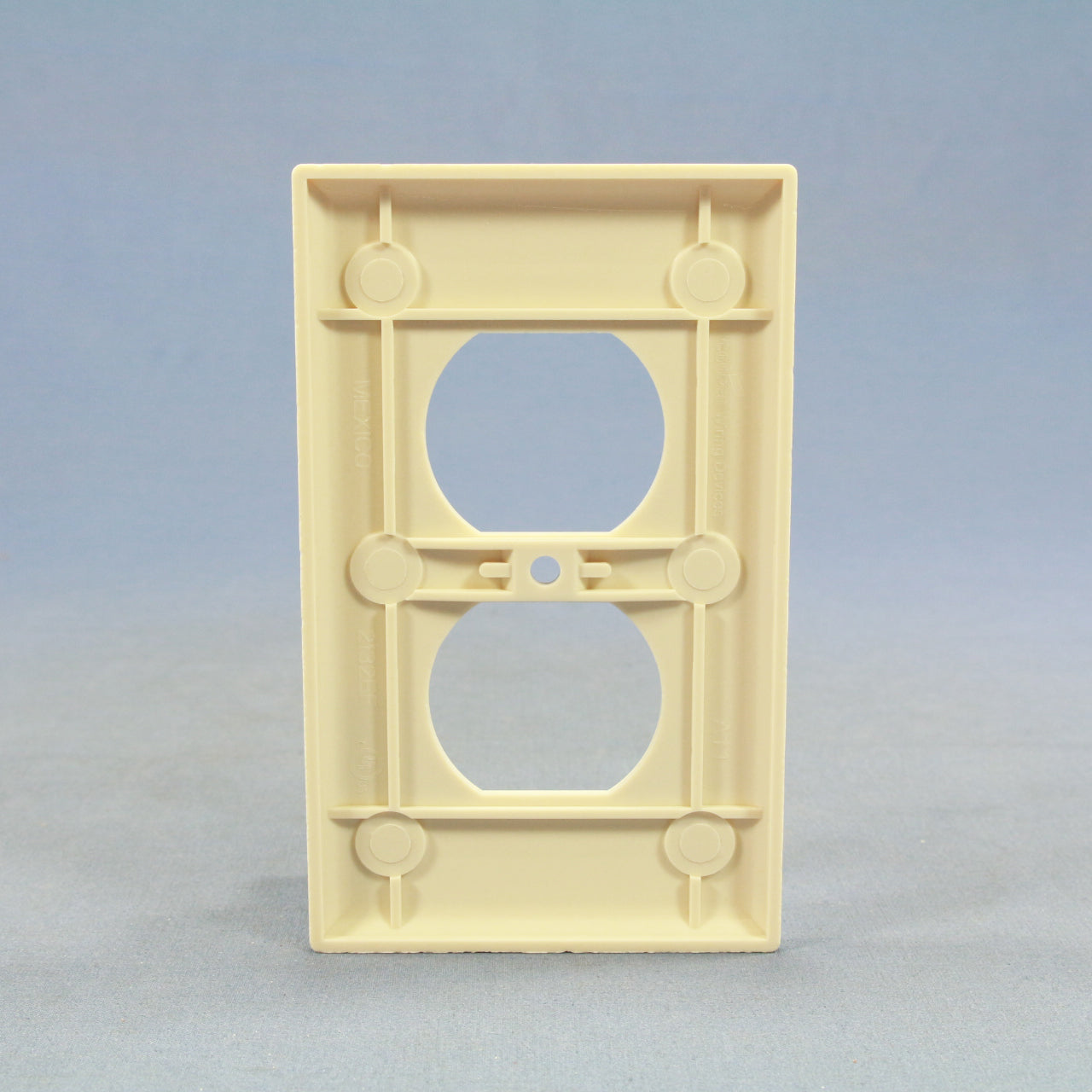 Cooper 2132LA Light Almond 1-Gang Duplex Outlet Receptacle Cover Wall Plate