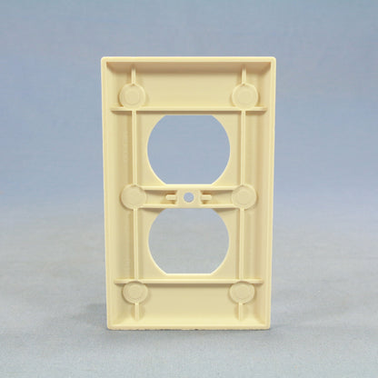 Cooper 2132LA Light Almond 1-Gang Duplex Outlet Receptacle Cover Wall Plate