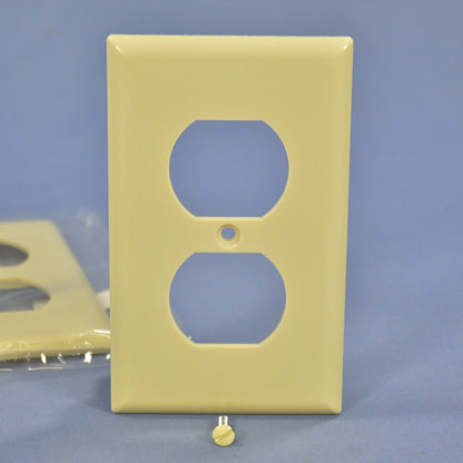 Cooper 2132V Ivory 1-Gang Duplex Outlet Plastic Standard Wallplate Covers 5-pack