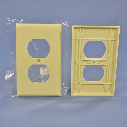 Cooper 2132V Ivory 1-Gang Duplex Outlet Plastic Standard Wallplate Covers 5-pack