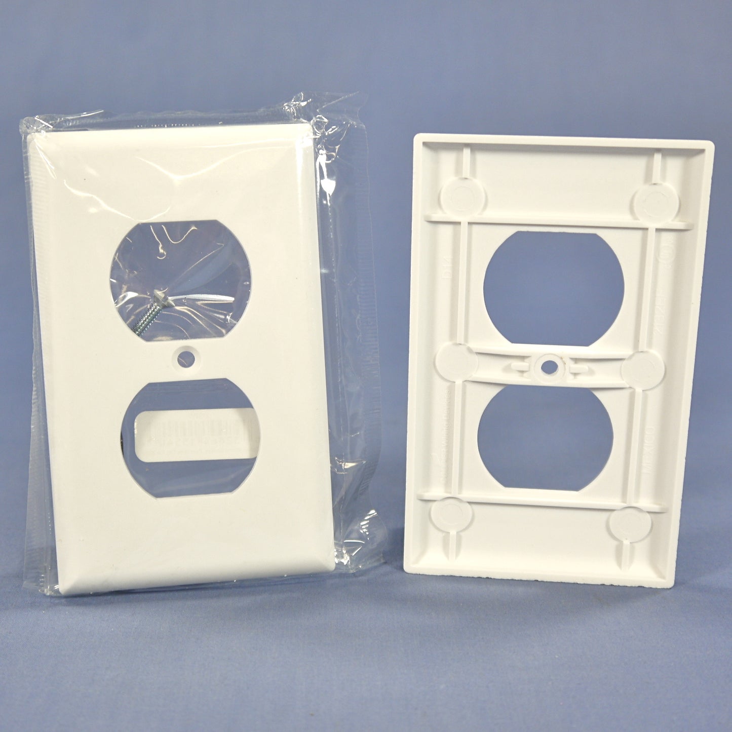 5 Cooper White Residential 1G Outlet Cover Duplex Receptacle Wallplates 2132W