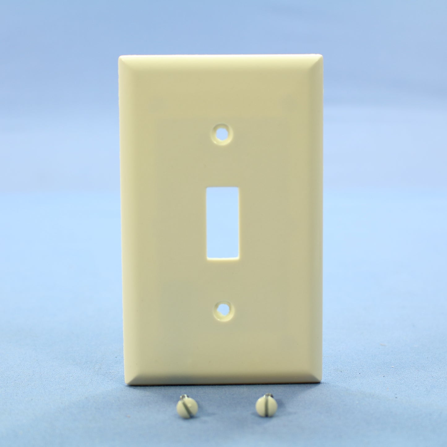 Cooper 2134A Almond 1-Gang Toggle Switch Plastic Thermoset Wallplate Cover 10pcs