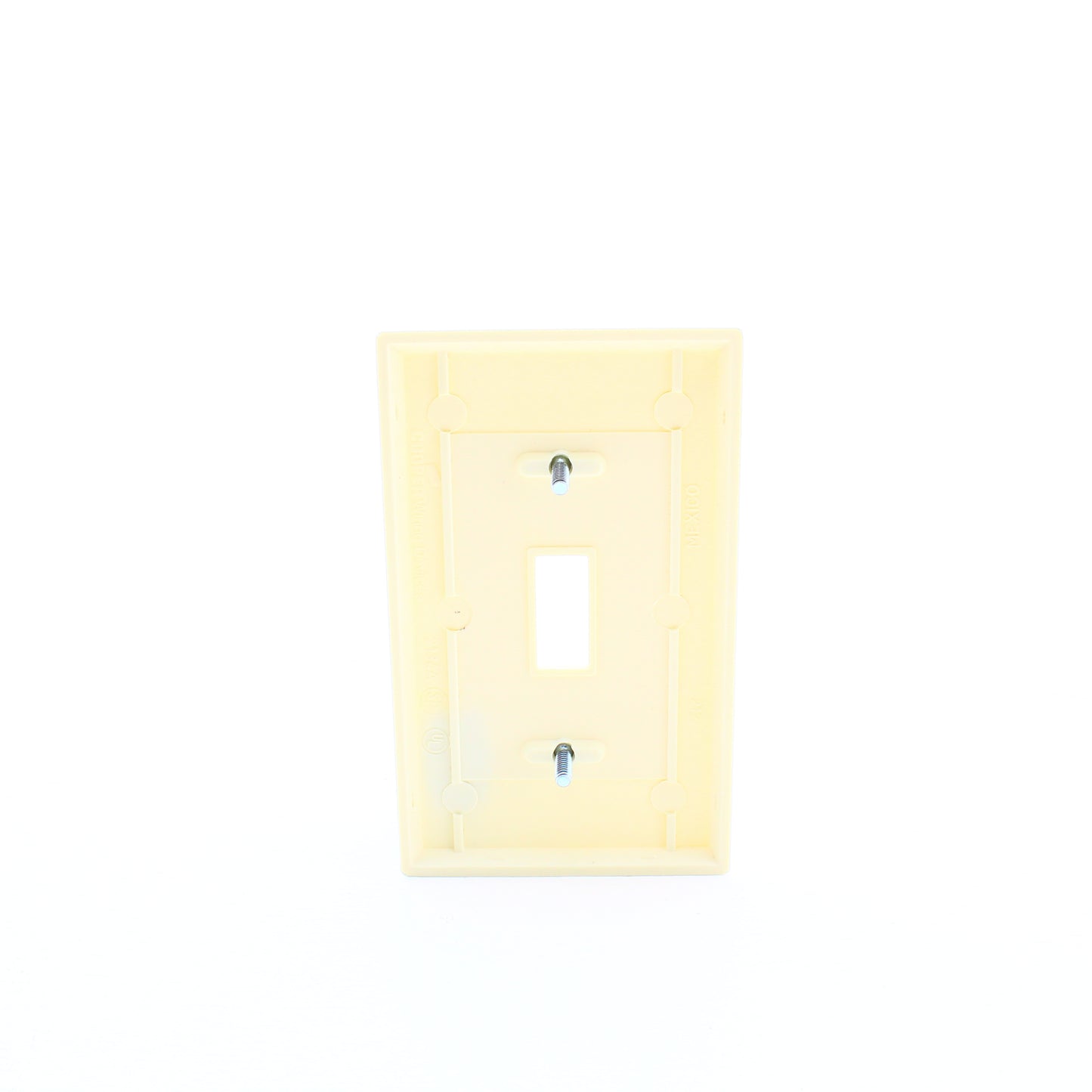 Cooper 2134A Almond 1-Gang Toggle Switch Plastic Thermoset Wallplate Cover 50pcs