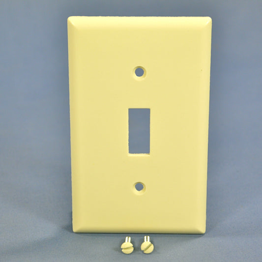 Cooper 2134A Almond 1-Gang Standard Switch Plastic Thermoset Wallplate Cover
