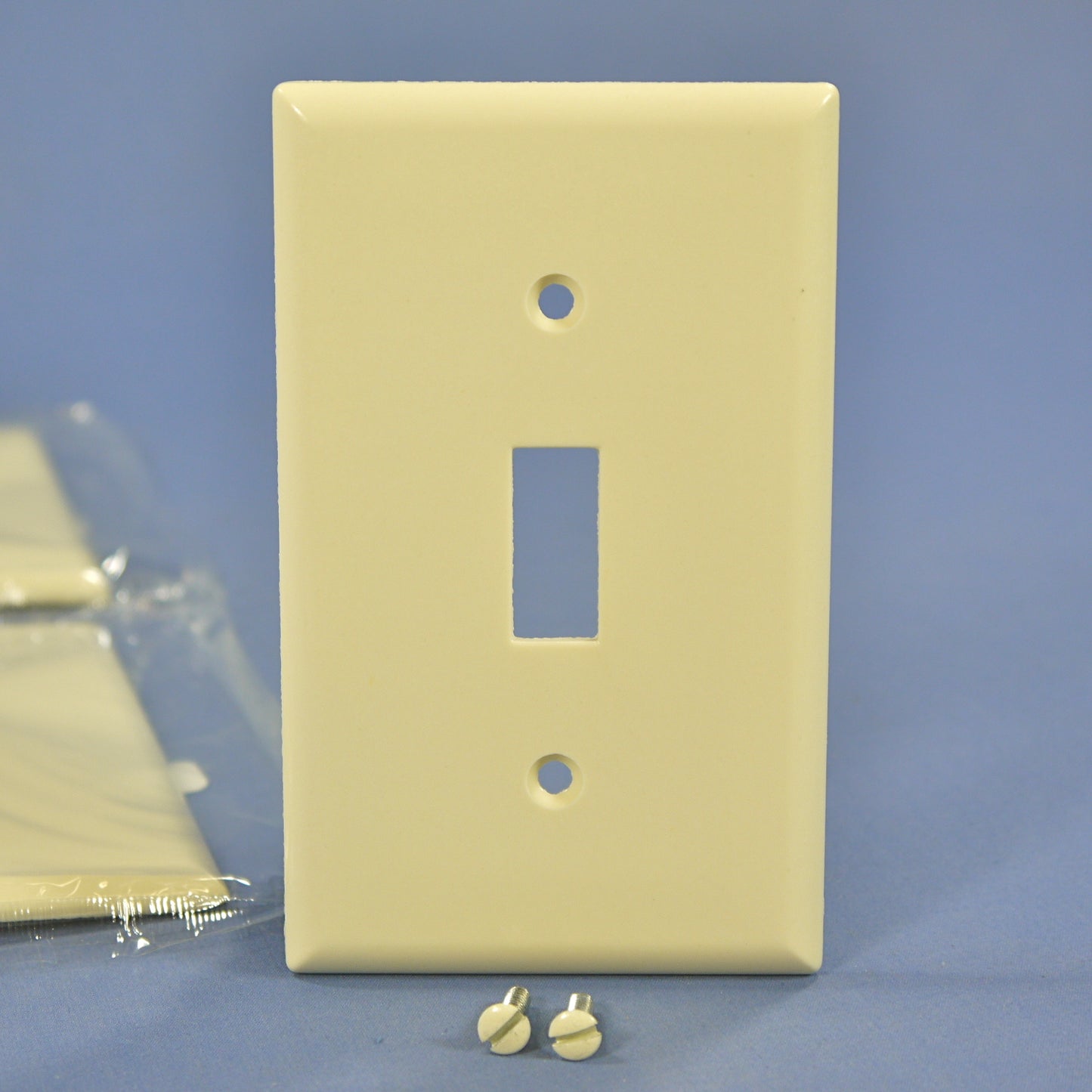 Cooper 2134A Almond 1-Gang Toggle Switch Thermoset Wallplates Plastic Cover 5pcs