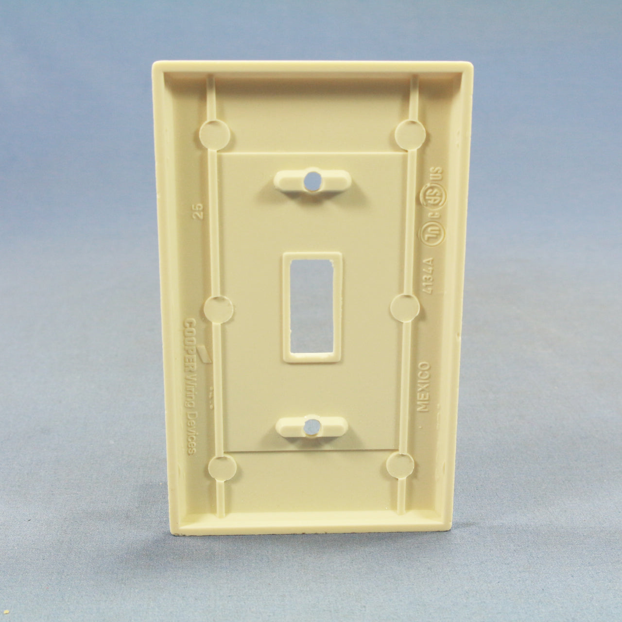 Cooper 2134LA Light Almond 1-Gang Switchplate Thermoset Wallplates Cover 25pcs