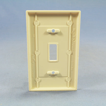 Cooper 2134LA Light Almond 1-Gang Switchplate Thermoset Wallplates Cover 25pcs