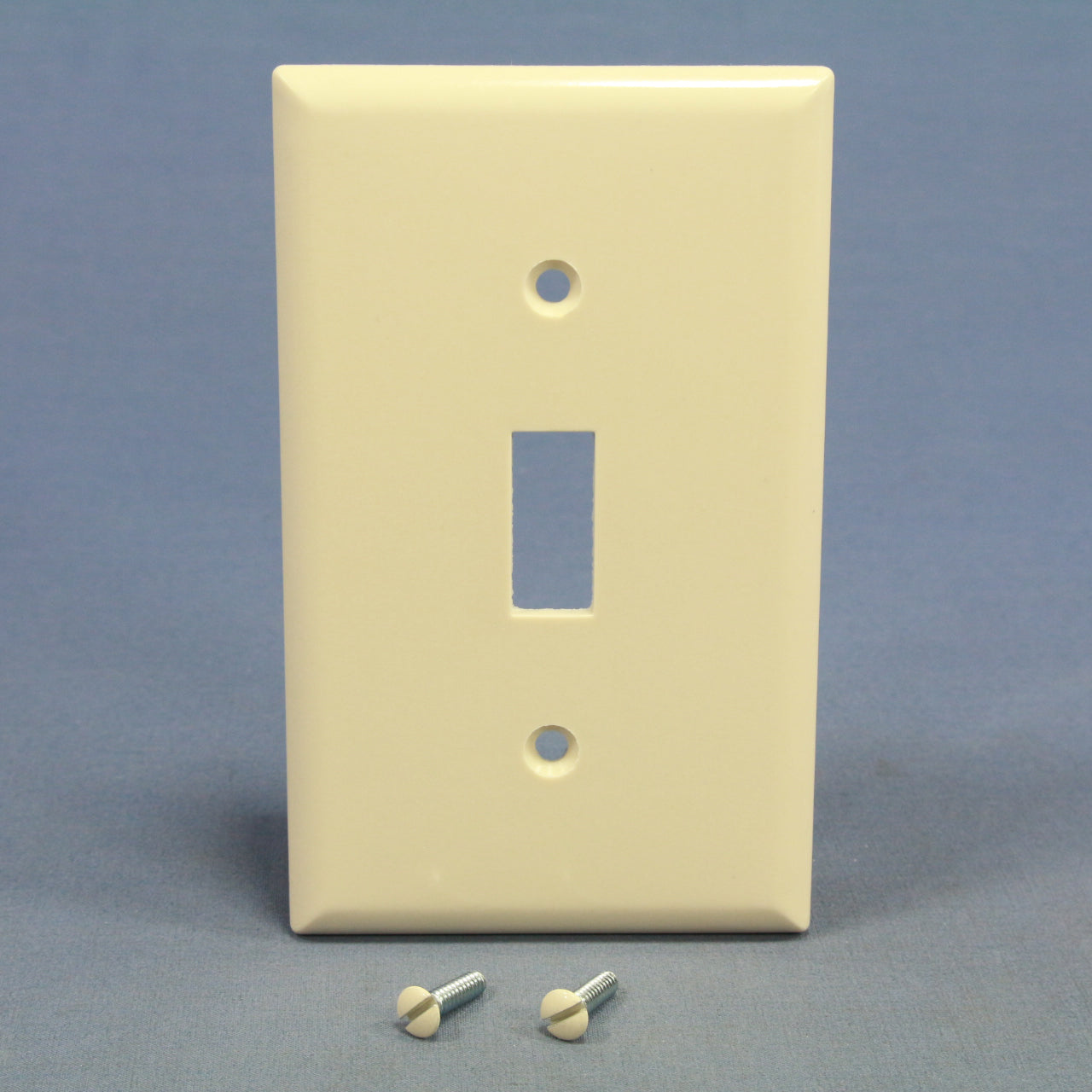 Cooper 2134LA Lt Almond 1-Gang Toggle Switch Thermoset Wallplate Plastic Cover