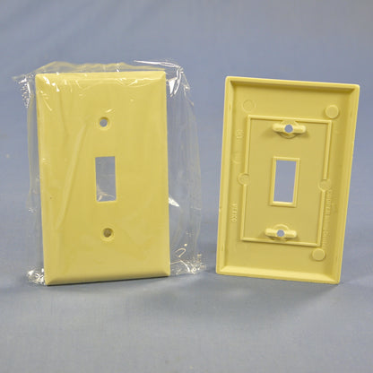 Cooper 2134V Ivory 1-Gang Standard Switch Plate Thermoset Wallplate Cover 100pcs