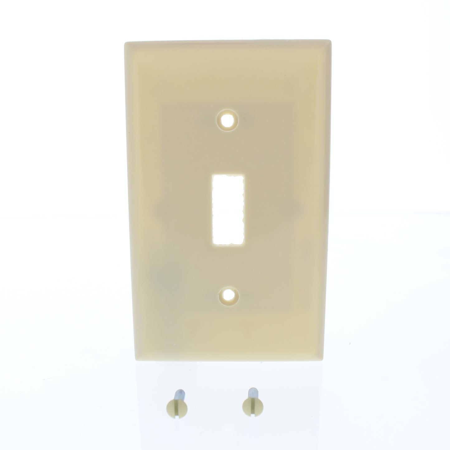 Cooper 2134V Ivory 1-Gang Toggle Switch Plastic Thermoset Wallplate Cover 10pcs