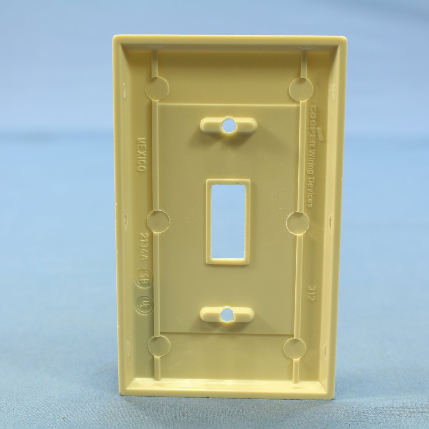 Cooper 2134V Ivory 1-Gang Toggle Switch Thermoset Wallplates Plastic Cover 5pcs