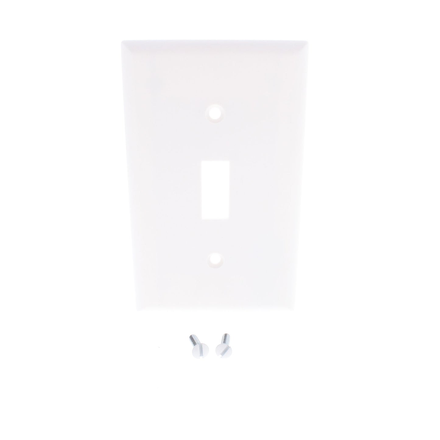 Cooper 2134W White 1-Gang Toggle Switch Thermoset Wallplates Plastic Cover 25pcs
