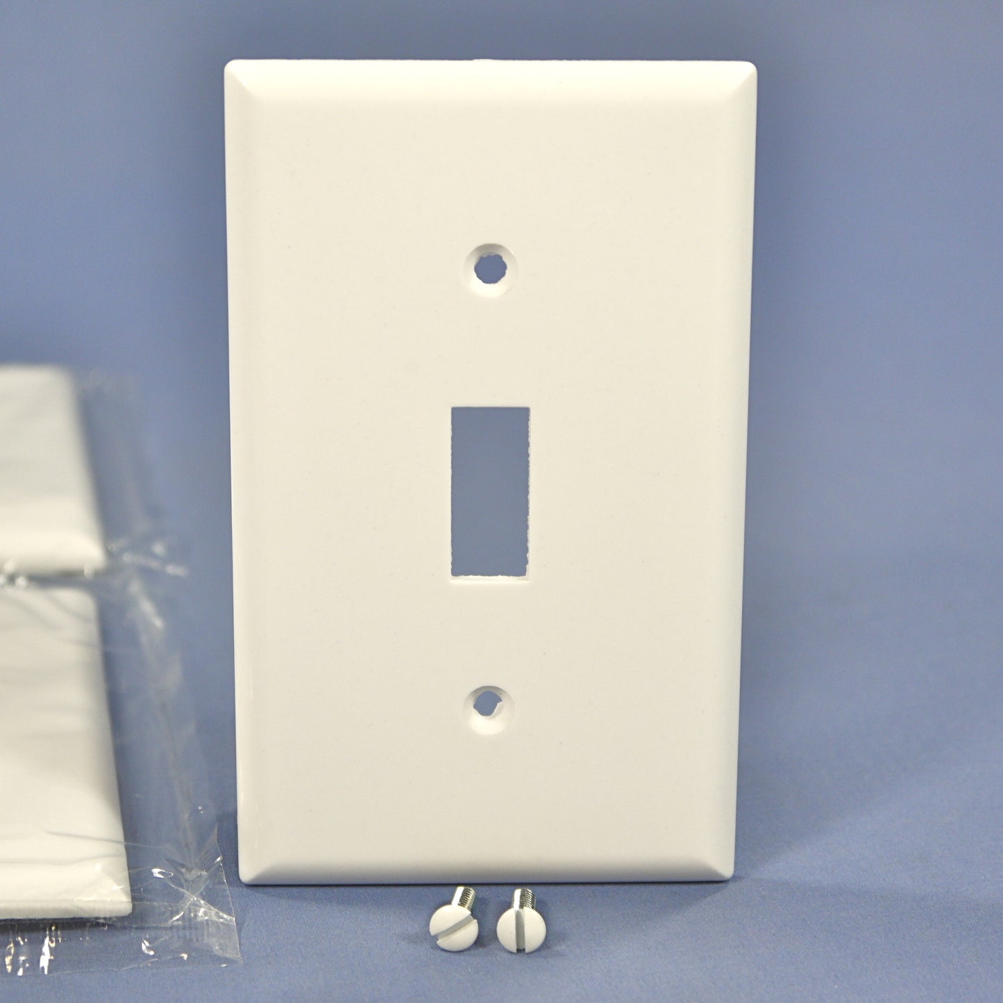 Cooper 2134W White 1-Gang Toggle Switch Thermoset Wallplates Plastic Cover 5pcs