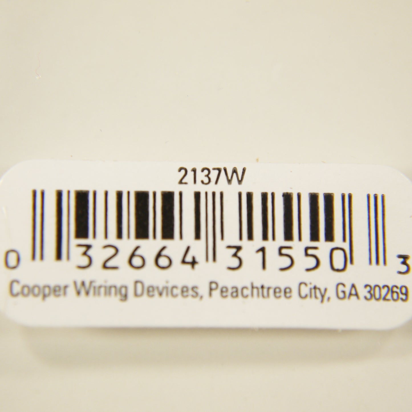 Cooper 2137W White Blank Cover 2-Gang Plastic Cover Wallplates Box Mount 2-Pack
