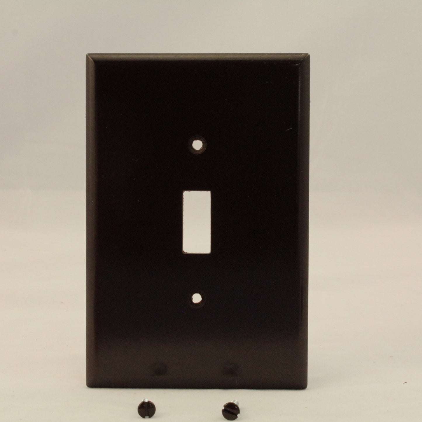 Cooper 2144B Brown 1-Gang Toggle Switchplate Oversize Cover Thermoset Wallplate