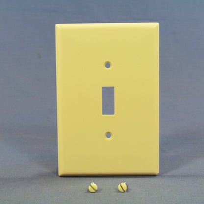Cooper 2144V Ivory 1-Gang Toggle Switchplate Cover Oversize Thermoset Wallplate
