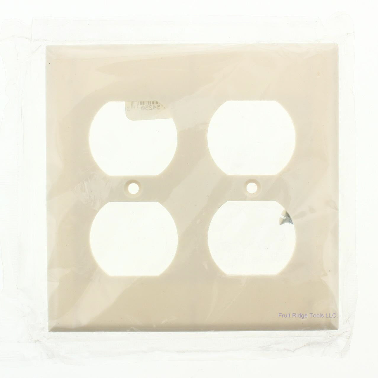 Cooper 2150A Almond 2-Gang Duplex Receptacle Outlet Thermoset Wallplate Cover