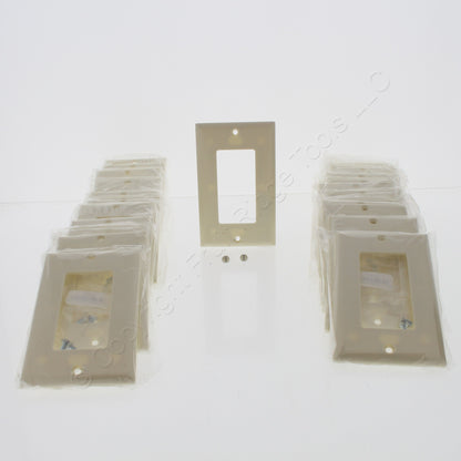 Cooper 2151A Almond 1-Gang Decorator GFCI Plastic Standard Wallplate Cover 25pcs