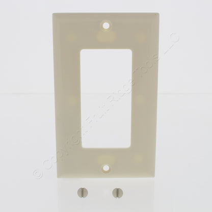 Cooper 2151A Almond 1-Gang Decorator GFCI Plastic Standard Wallplate Cover 25pcs
