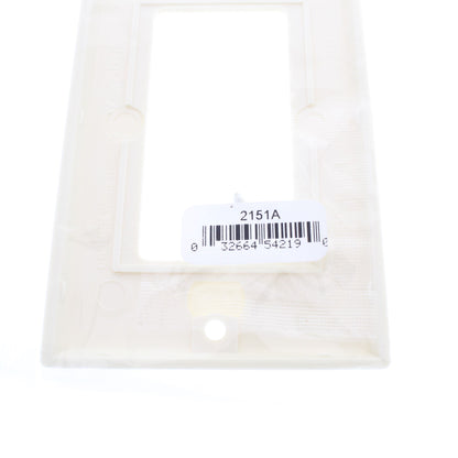Cooper 2151A Almond 1-Gang Standard Decorator GFI GFCI Cover Thermoset Wallplate