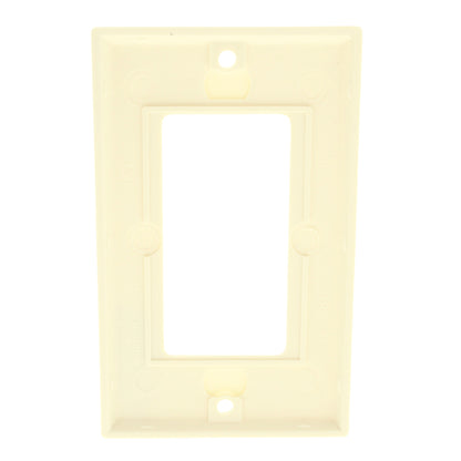 Cooper 2151A Almond 1-Gang Standard Decorator GFI GFCI Cover Thermoset Wallplate