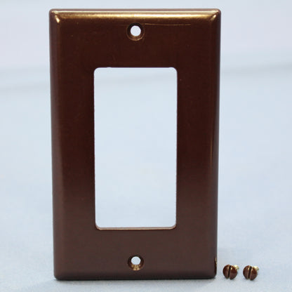 Cooper 2151B Brown 1-Gang Decorator GFCI Plastic Standard Wallplate Cover 25pcs