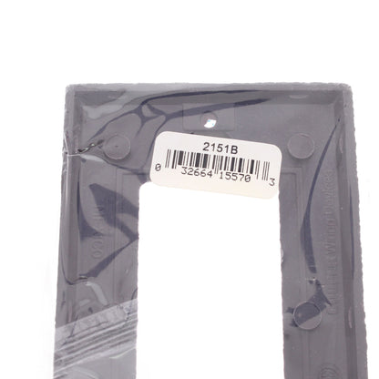 Cooper 2151B Brown 1-Gang Standard Decorator GFI GFCI Cover Thermoset Wallplate