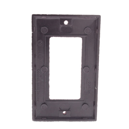 Cooper 2151B Brown 1-Gang Standard Decorator GFI GFCI Cover Thermoset Wallplate