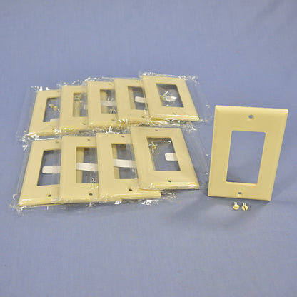 Cooper 2151V Ivory 1-Gang Decorator GFI GFCI Cover Thermoset Wallplates 10pcs