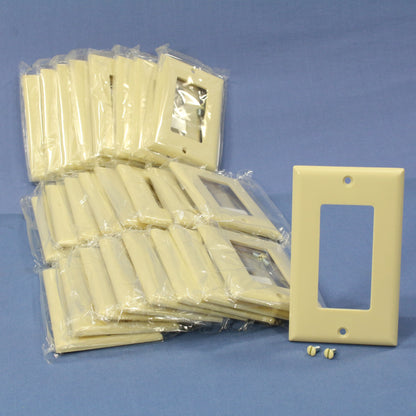 Cooper 2151V Ivory 1-Gang Decorator GFI GFCI Cover Thermoset Wallplates 25pcs