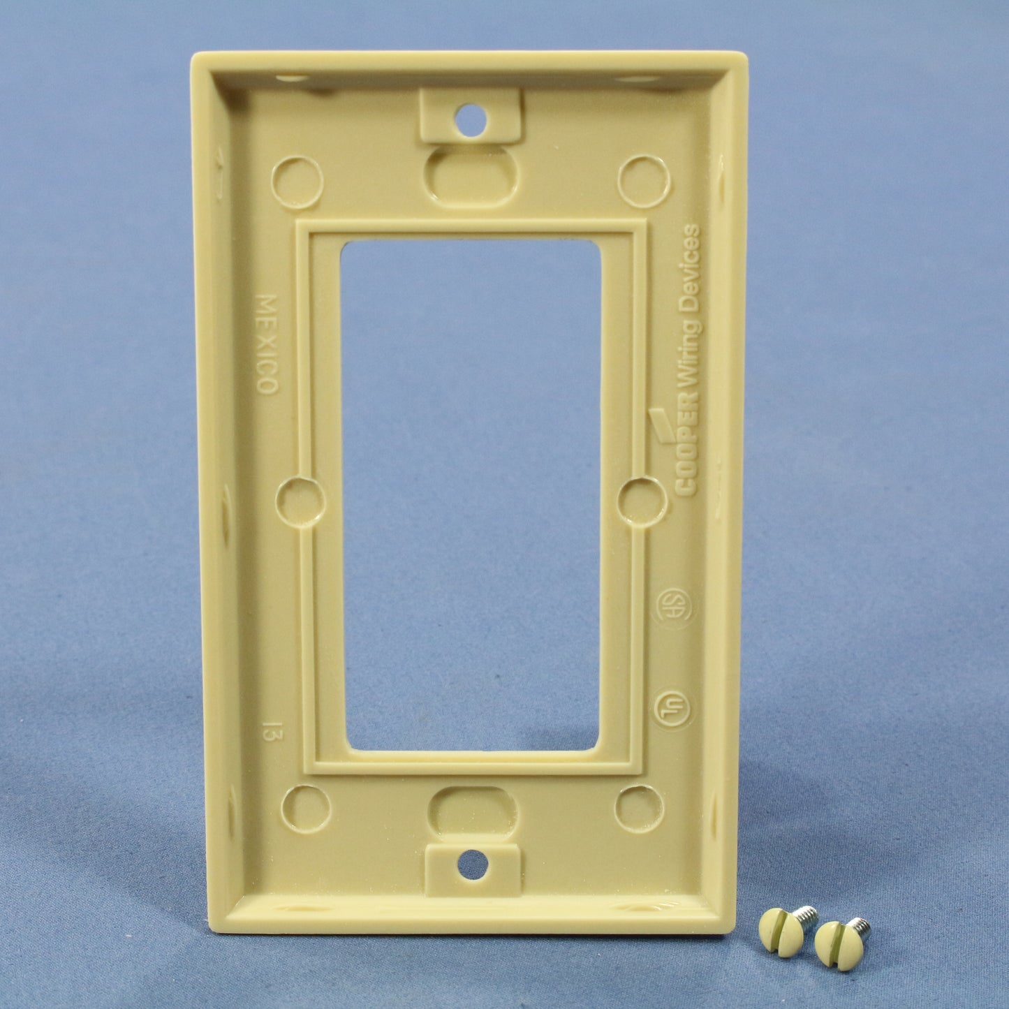Cooper 2151V Ivory 1-Gang Decorator GFI GFCI Cover Thermoset Wallplates 25pcs