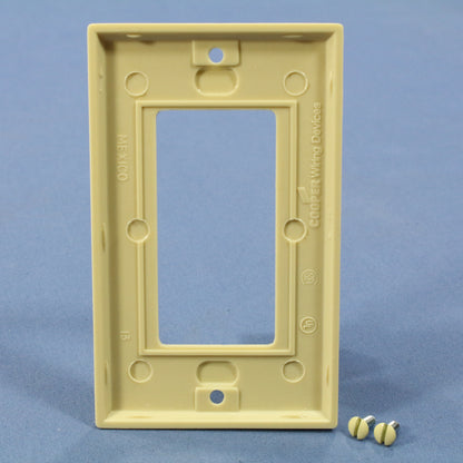 Cooper 2151V Ivory 1-Gang Decorator GFI GFCI Cover Thermoset Wallplates 25pcs
