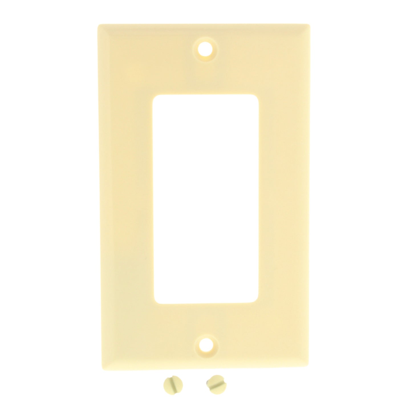 Cooper 2151V Ivory 1-Gang Standard Decorator GFI GFCI Cover Thermoset Wallplate