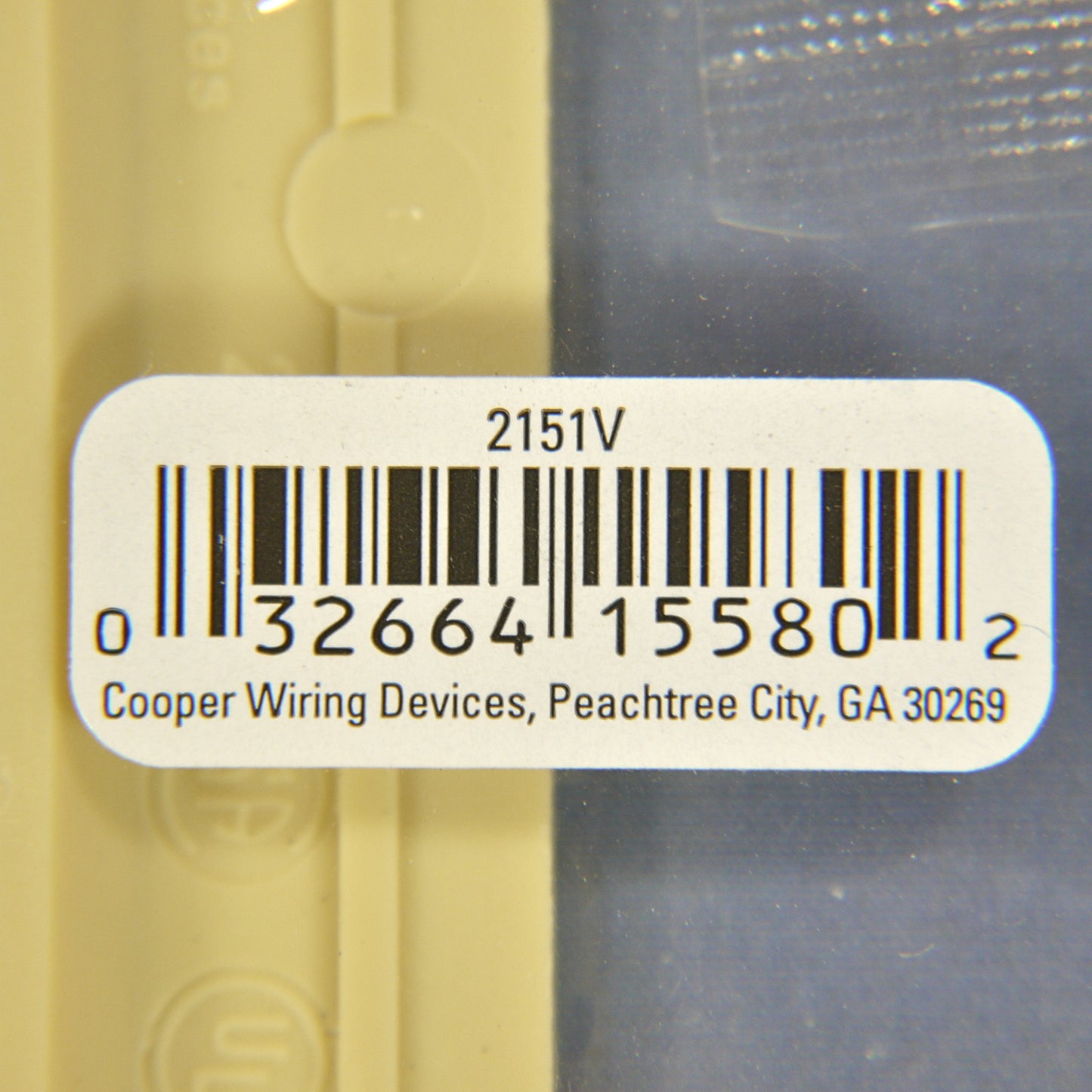 Cooper 2151V Ivory 1-Gang Decorator GFCI Plastic Standard Wallplate Cover 5-pack