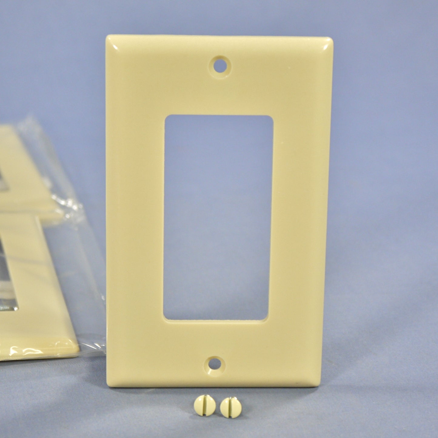 Cooper 2151V Ivory 1-Gang Decorator GFCI Plastic Standard Wallplate Cover 5-pack