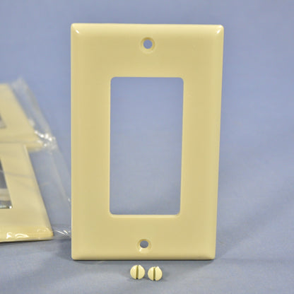 Cooper 2151V Ivory 1-Gang Decorator GFCI Plastic Standard Wallplate Cover 5-pack