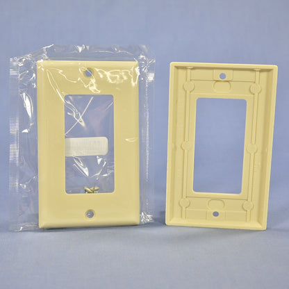 Cooper 2151V Ivory 1-Gang Decorator GFCI Plastic Standard Wallplate Cover 5-pack