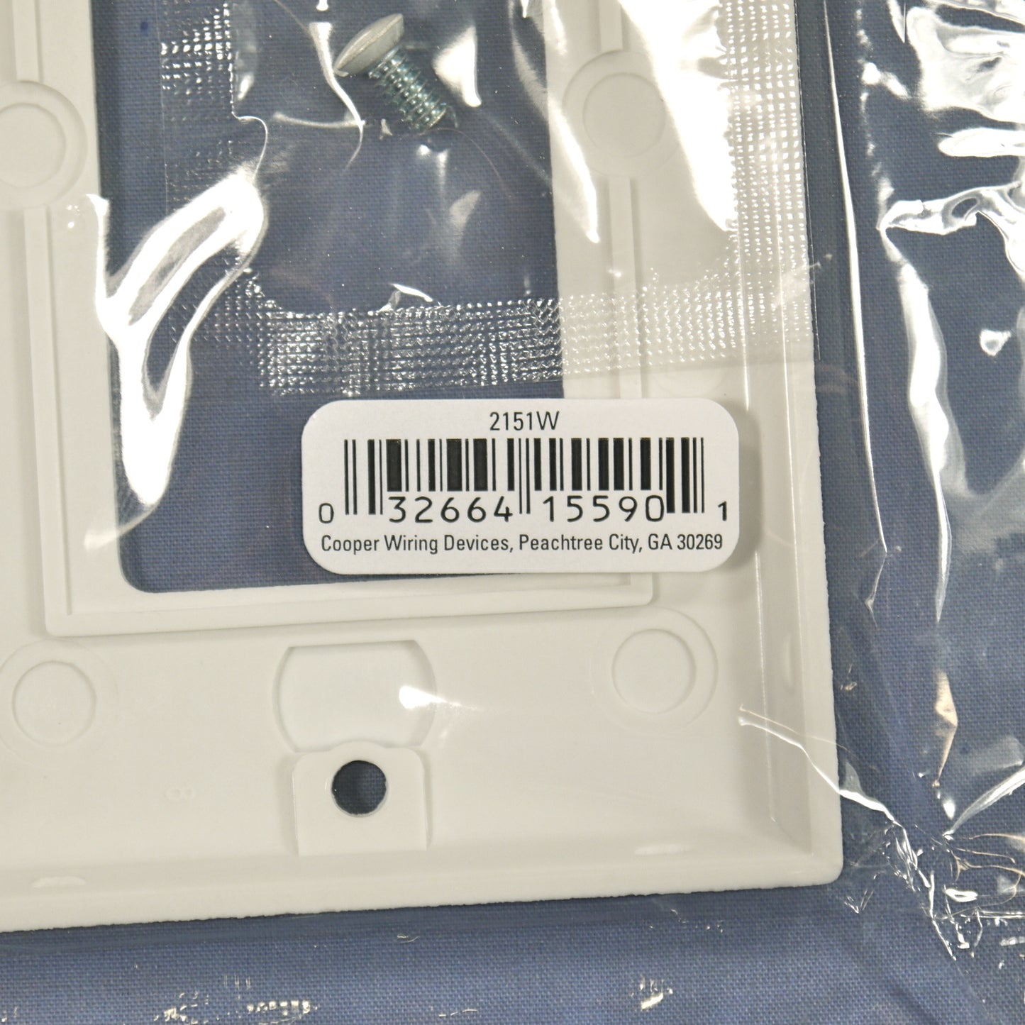 Cooper 2151W White 1-Gang Decorator GFI GFCI Cover Thermoset Wallplates 100pcs