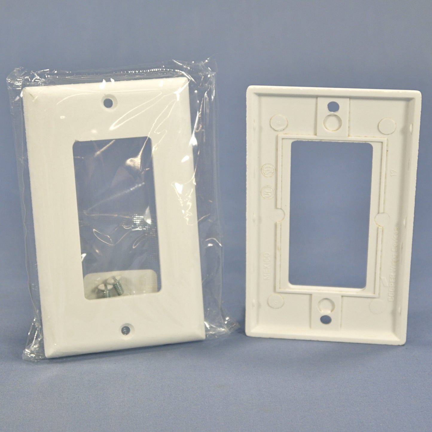 Cooper 2151W White 1-Gang Decorator GFI GFCI Cover Thermoset Wallplates 100pcs