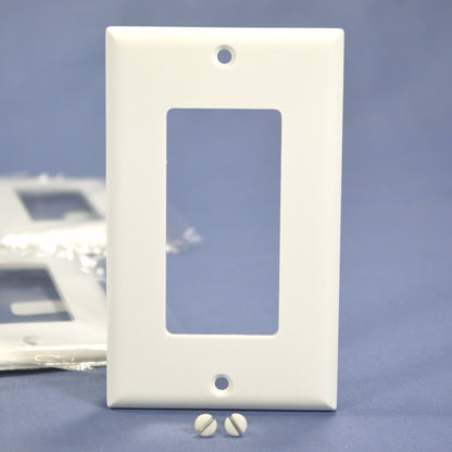 Cooper 2151W White 1-Gang Decorator GFI GFCI Cover Thermoset Wallplates 10pcs