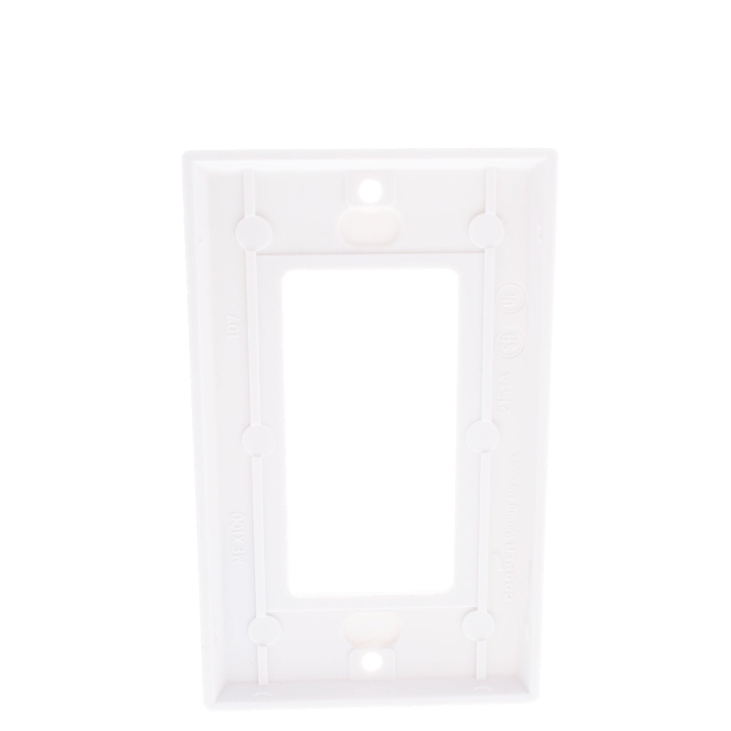 Cooper 2151W White 1-Gang Decorator GFI GFCI Cover Thermoset Wallplates 5pcs