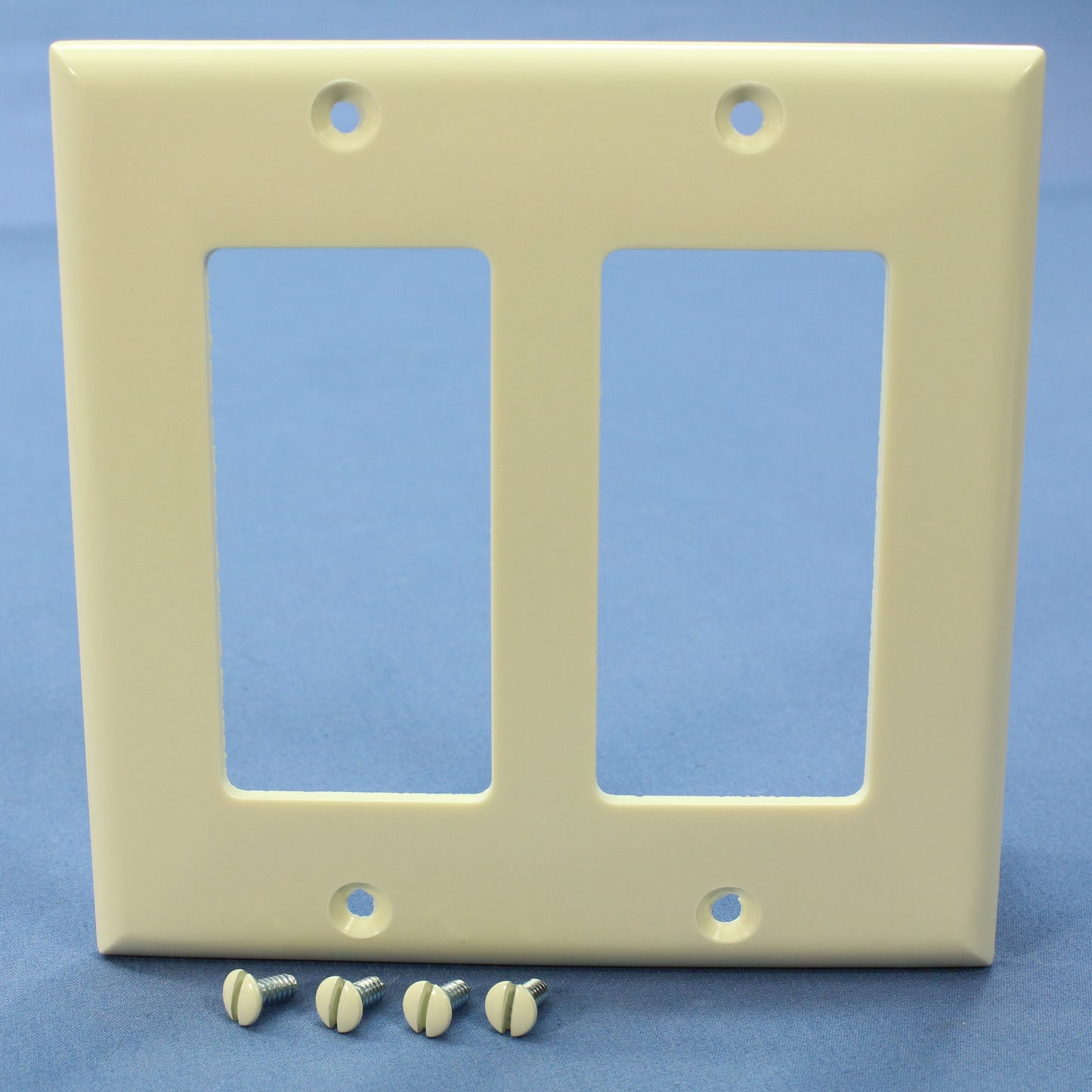 Cooper 2152A Almond 2-Gang Decorator Thermoset Wallplates GFCI GFI Cover 10pcs