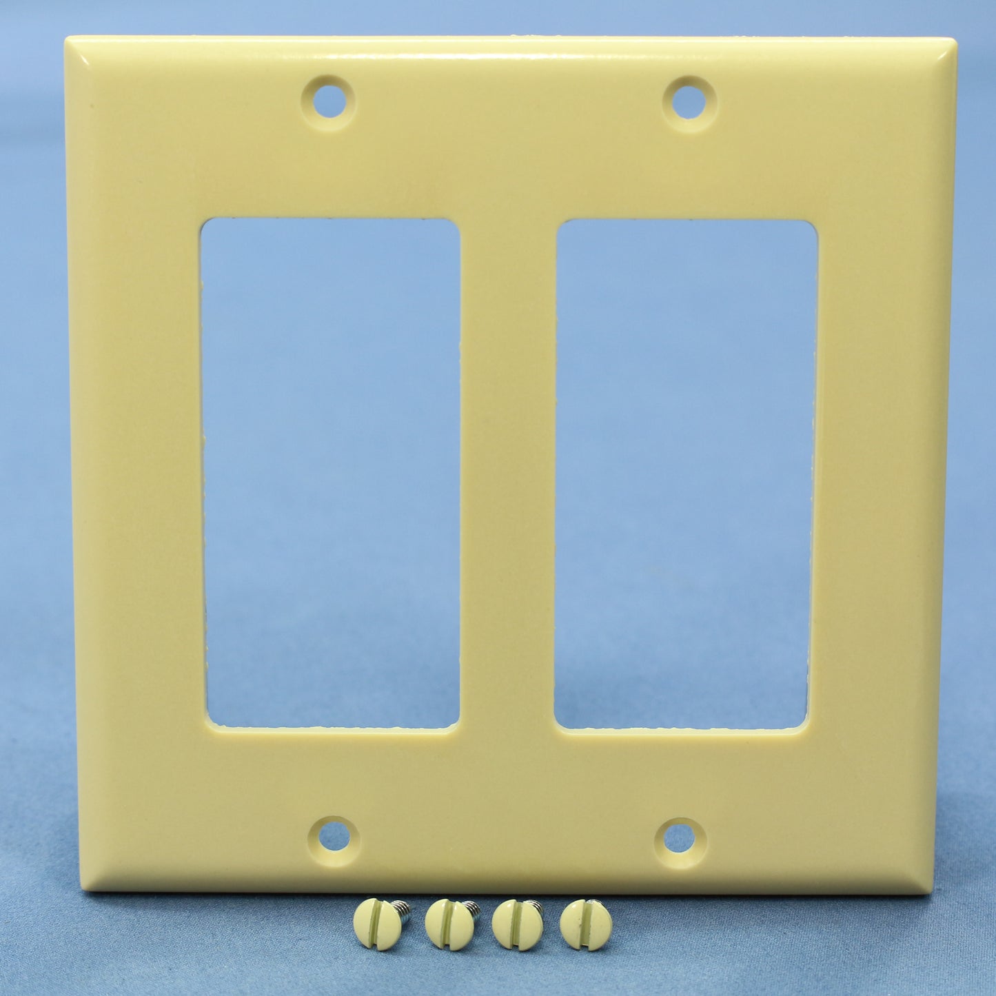 Cooper 2152V Ivory 2-Gang Decorator Thermoset Wallplates GFCI GFI Cover 10pcs