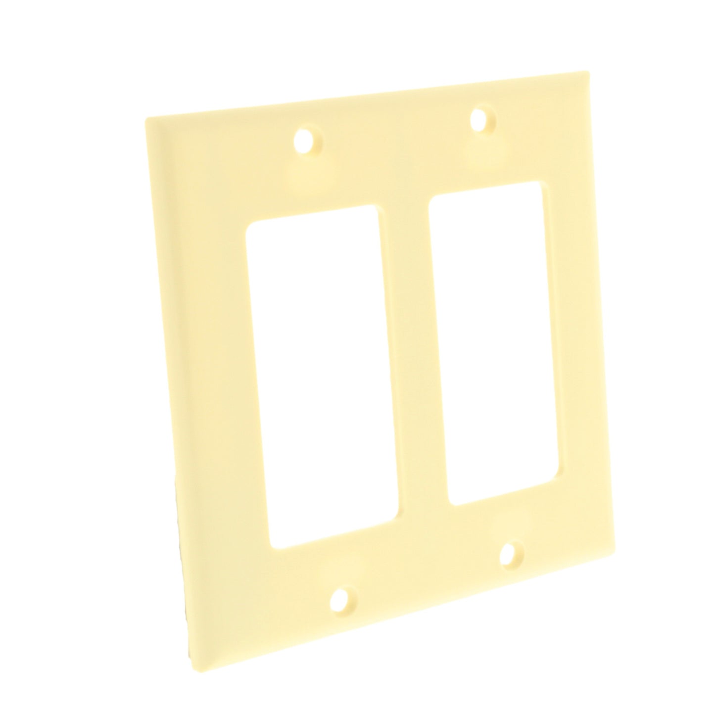 Cooper 2152V Ivory 2-Gang Decorator Standard Thermoset Wallplate GFCI GFI Cover