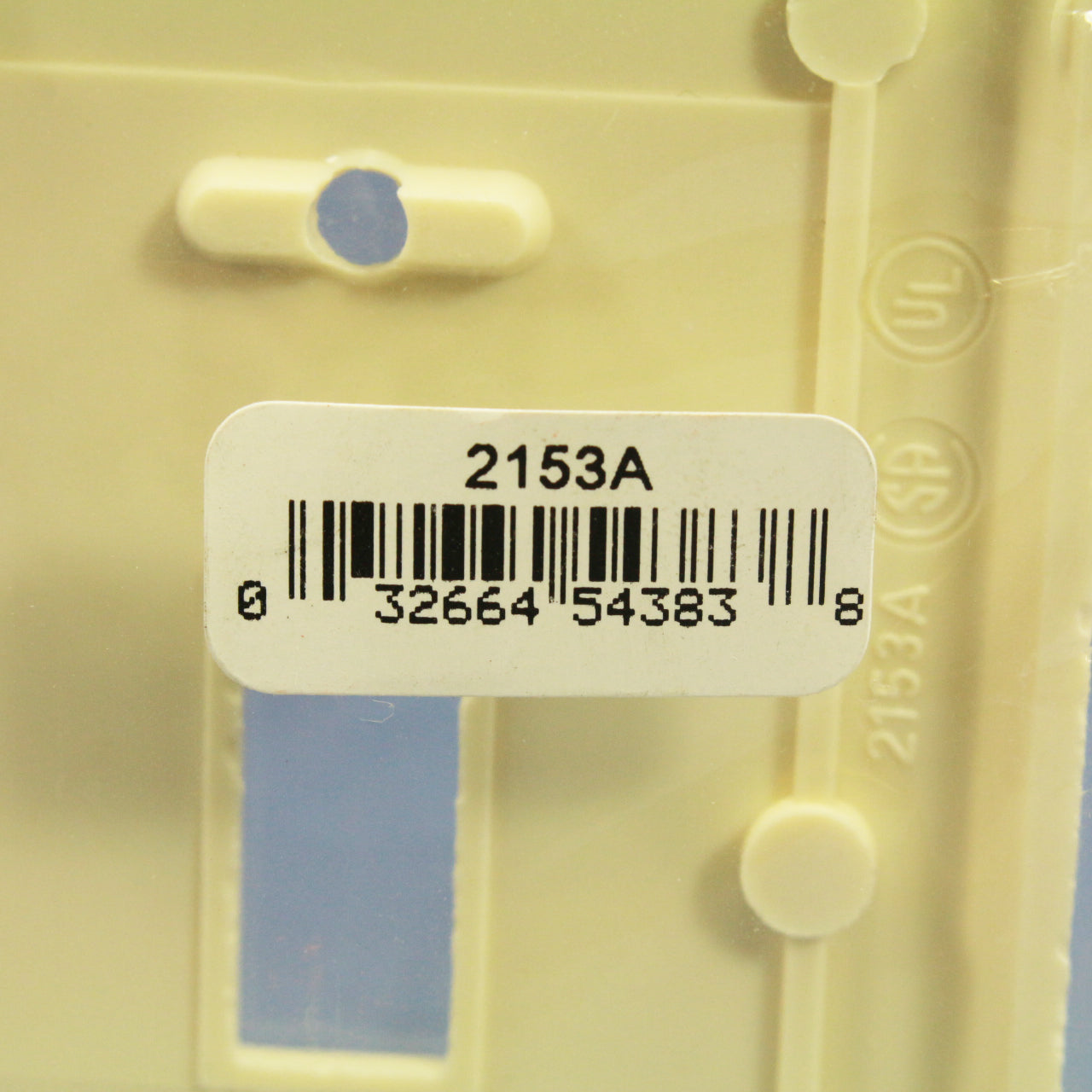 Cooper 2153A Almond 2-Gang Decorator GFCI Switch Cover Plastic Outlet Wallplate