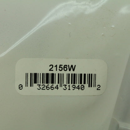 Cooper 2156W White Plastic 6-Gang Toggle Light Switch Cover Thermoset Wallplate