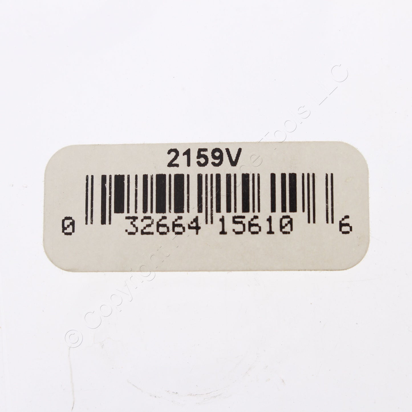 Cooper 2159V Ivory 1-Gang Phone Coax .625" Hole Cable Thermoset Wallplate Cover