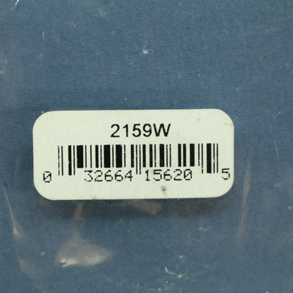 Cooper 2159W White 1-Gang Phone Coax .625" Hole Cable Thermoset Wallplate Cover