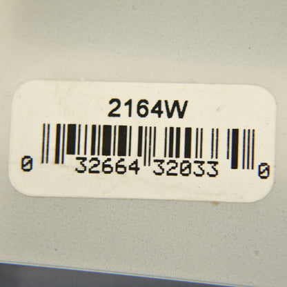 Cooper 2164W White 4-Gang Standard Decorator Thermoset Wallplate GFCI GFI Cover